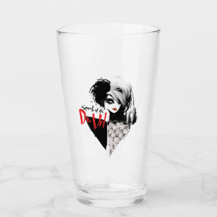 Cruella   Speak of the De Vil Diamond Collage Glass