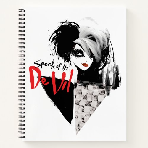 Cruella  Speak of the De Vil Diamond Collage Notebook