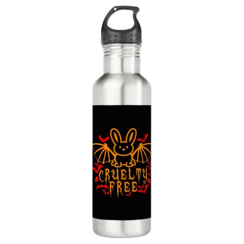 Cruelty free halloween party stainless steel water bottle