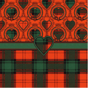 Cruickshank clan Plaid Scottish kilt tartan Cutout