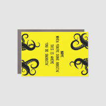 Cruise 4x6 Magnetic Door Sign