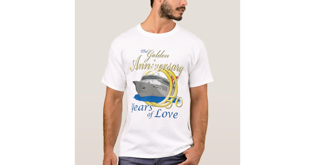 cruise 50th anniversary t shirt zazzle com electronic birthday invitations