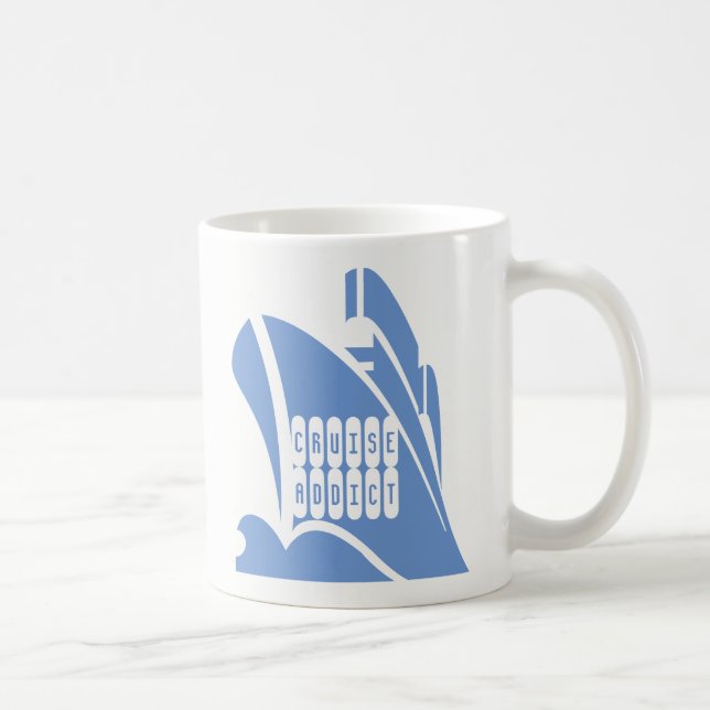 Cruise Addict. A mug for cruise lovers (Right)