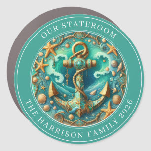 Cruise Anchor Decor Door Personalized Magnet