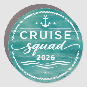 Cruise Anchor Decor Door Personalized Magnet