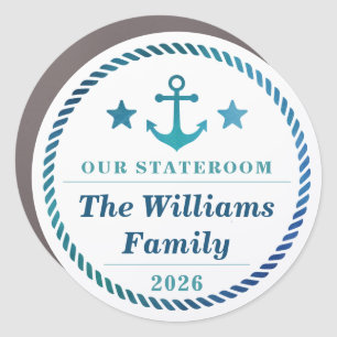 Cruise Anchor Decor Door Personalized Magnet