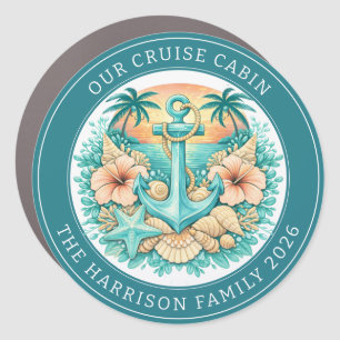 Cruise Anchor Decor Door Personalized Magnet