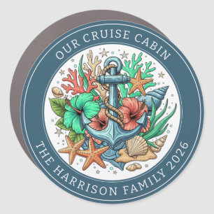Cruise Anchor Decor Door Personalized Magnet