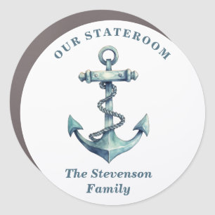 Cruise Anchor Decor Door Personalized Magnet
