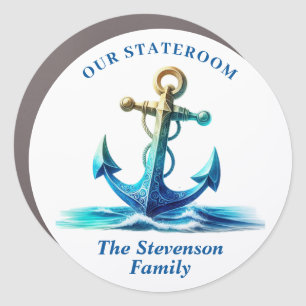 Cruise Anchor Decor Door Personalized Magnet