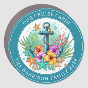 Cruise Anchor Decor Door Personalized Magnet