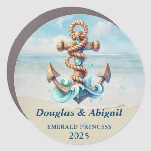Cruise Anchor Decor Door Personalized Magnet