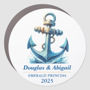 Cruise Anchor Decor Door Personalized Magnet
