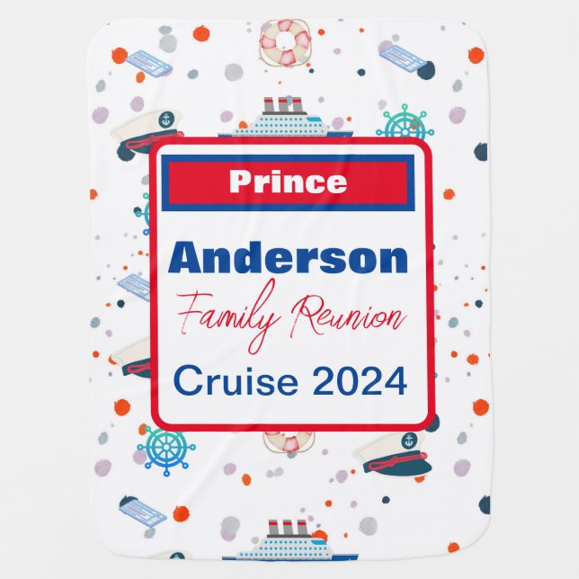 Cruise Baby Blanket (Front)