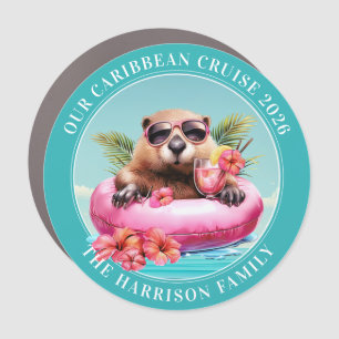 Cruise Beaver Decor Door Personalized Magnet