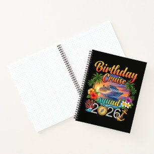Cruise Birthday Party Vacation Notebook