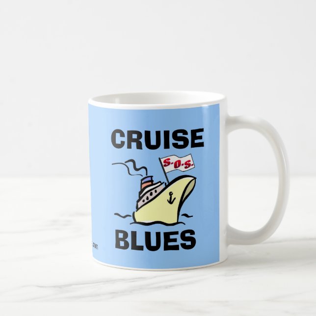 Cruise Blues - Carnival Splendor Coffee Mug (Right)