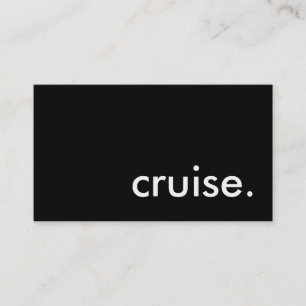 cruise. business card