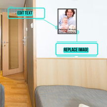 Cruise Cabin Magnetic Wall Art Vertical XXL Magnet