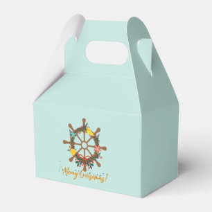 Cruise Christmas Nautical Favor Boxes