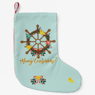 Cruise Christmas Nautical Small Christmas Stocking
