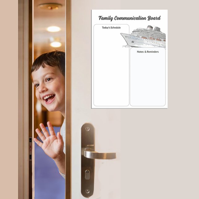 Cruise Communication Board Schedule Door Magnet (Creator Uploaded)