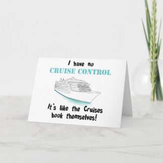 Cruise Control Card