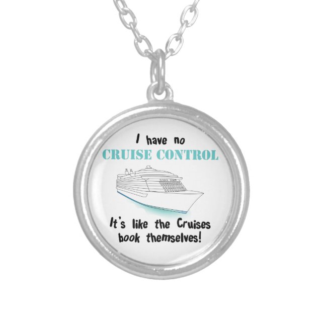 Cruise Control Silver Plated Necklace (Front)