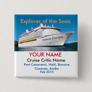 Cruise Critic Meet and Mingle Badge Button