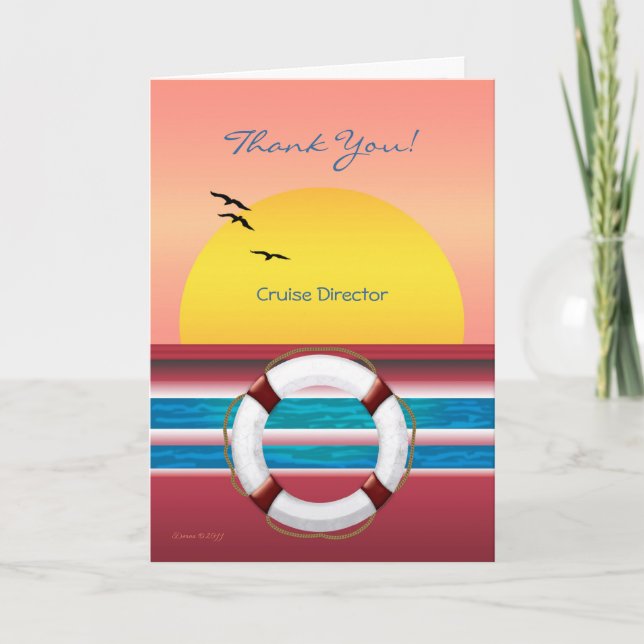 Cruise - Cruise Director - Thank you Tipping (Front)