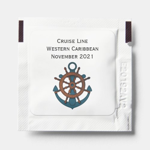 Cruise Custom Vacation gift Hand Sanitizer Packet