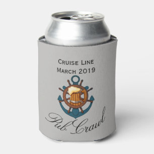 Cruise Day Drinking Pub Crawl Can Cooler