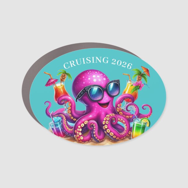 Cruise Decor Door Personalized Magnet (Front)