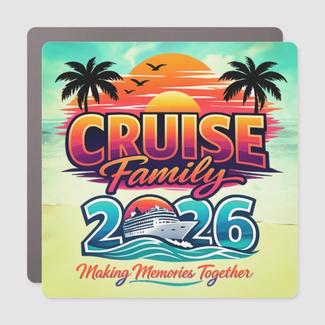 Cruise Decor Door Personalized Magnet (Front)