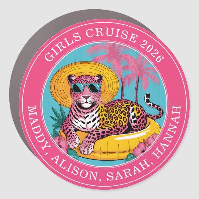 Cruise Decor Door Personalized Magnet (Front)