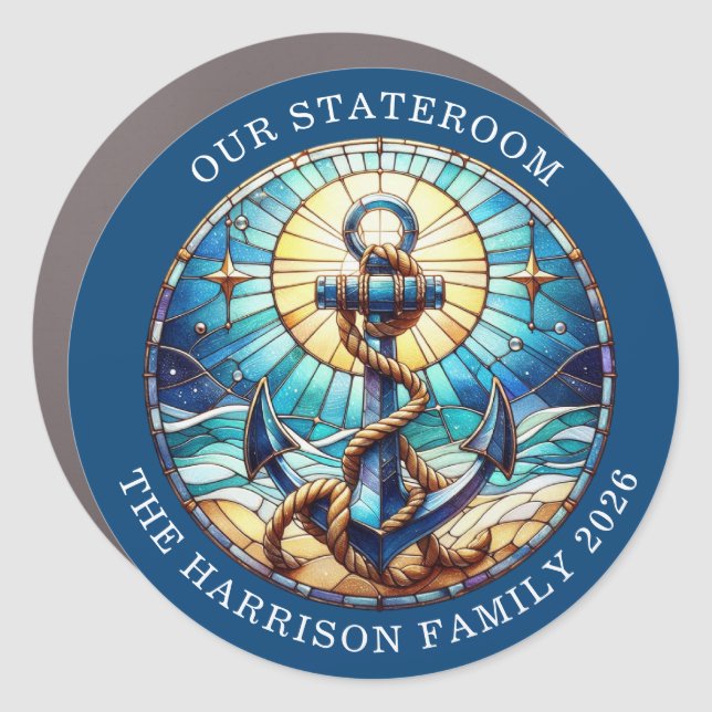 Cruise Decor Door Personalized Magnet (Front)