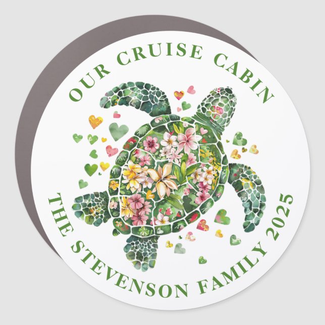 Cruise Decor Door Personalized Magnet (Front)