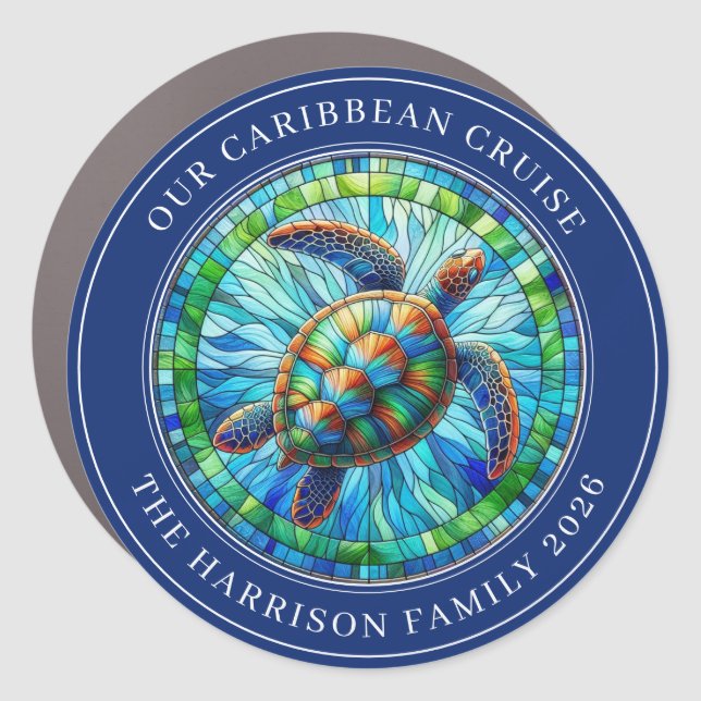 Cruise Decor Door Personalized Magnet (Front)