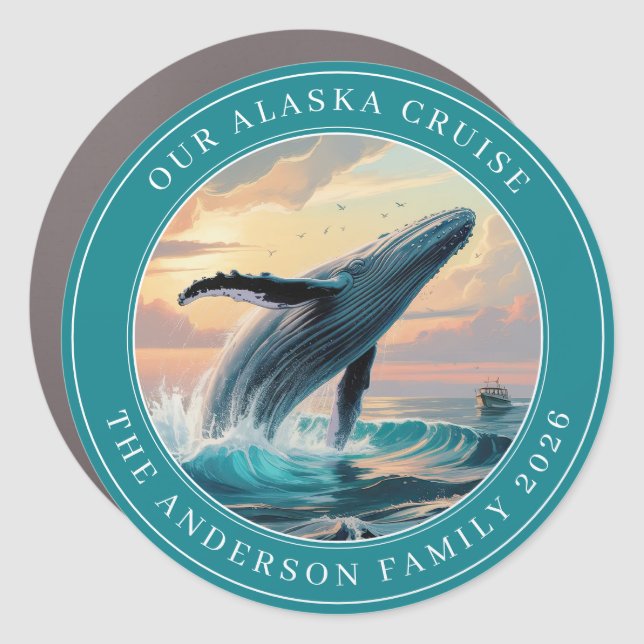 Cruise Decor Door Personalized Magnet (Front)