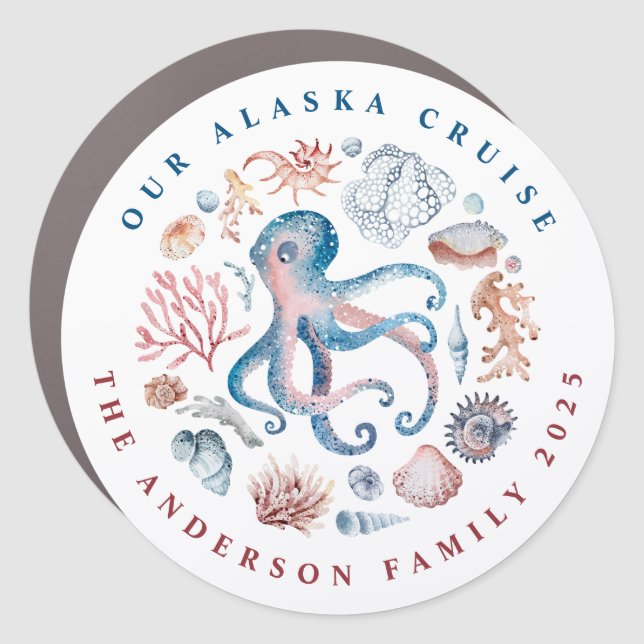 Cruise Decor Door Personalized Magnet (Front)