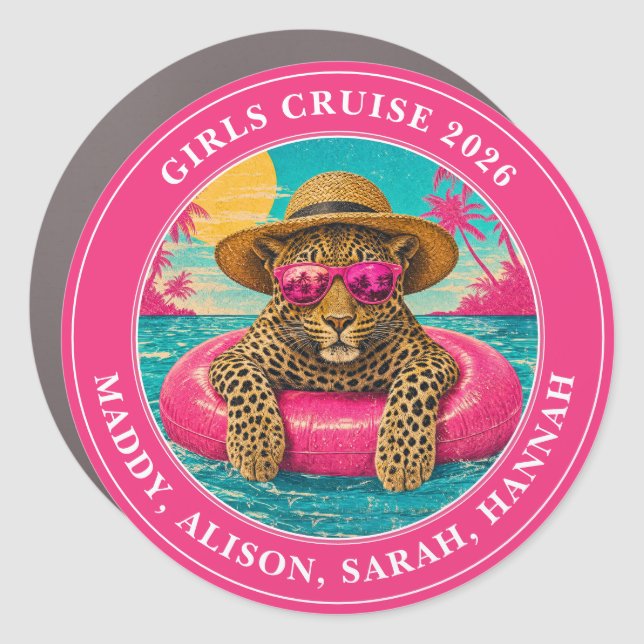 Cruise Decor Door Personalized Magnet (Front)