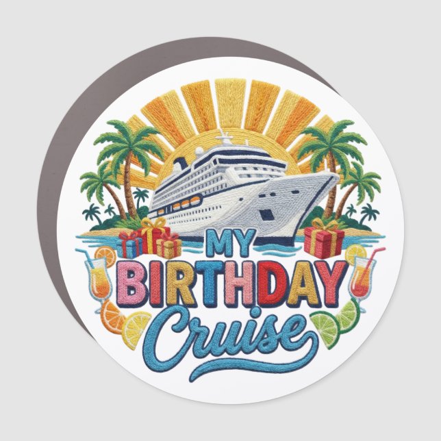 Cruise Decor Door Personalized Magnet (Front)