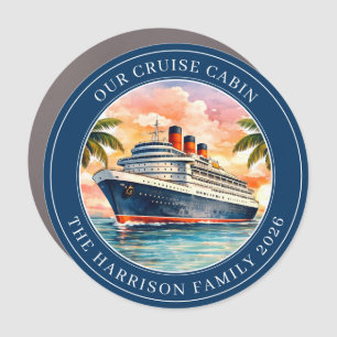 Cruise Decor Door Personalized Magnet