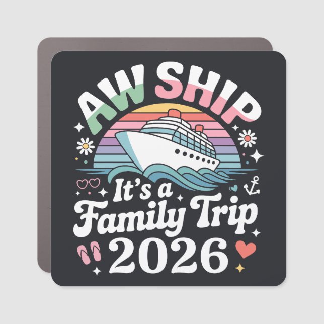 Cruise Decor Door Personalized Magnet (Front)