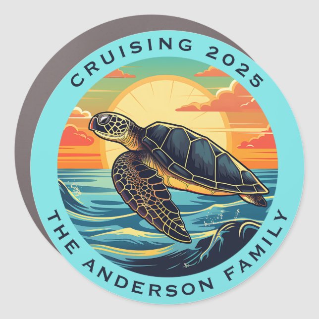 Cruise Decor Door Personalized Magnet (Front)