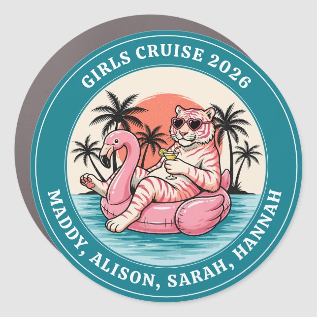 Cruise Decor Door Personalized Magnet (Front)