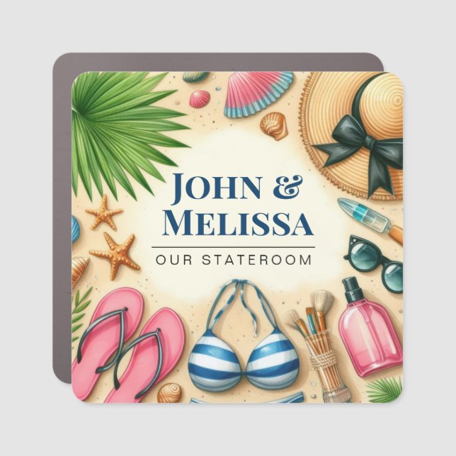 Cruise Decor Door Personalized Magnet (Front)