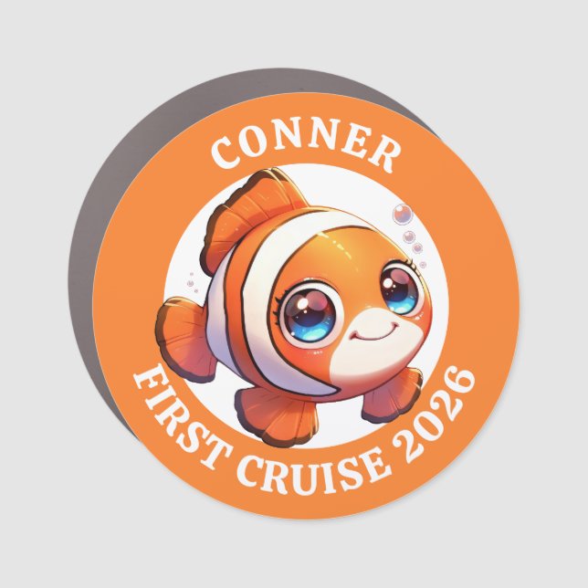 Cruise Decor Door Personalized Magnet (Front)