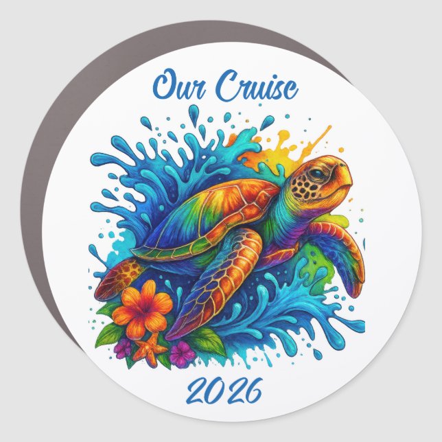 Cruise Decor Door Personalized Magnet (Front)