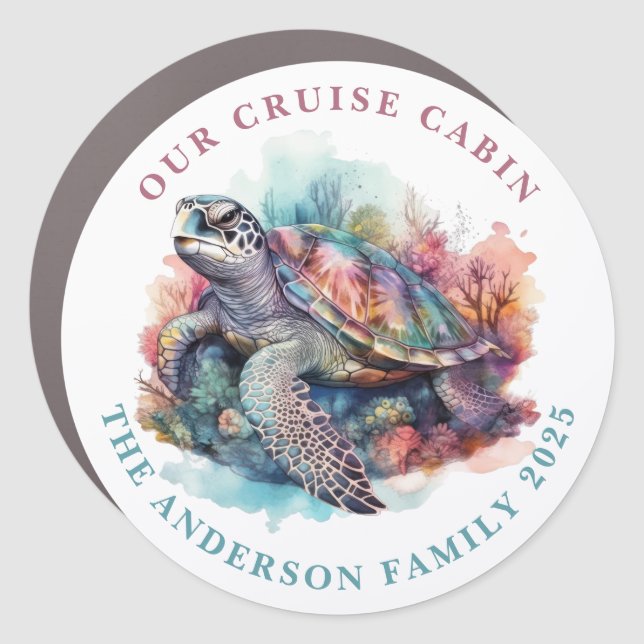 Cruise Decor Door Personalized Magnet (Front)